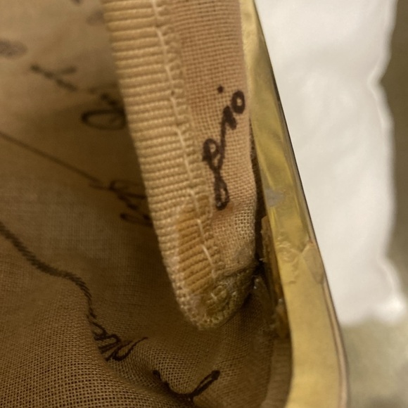 Vintage Pier Giorgio Italy Straw Handbag Metal Handle - Picture 8 of 16